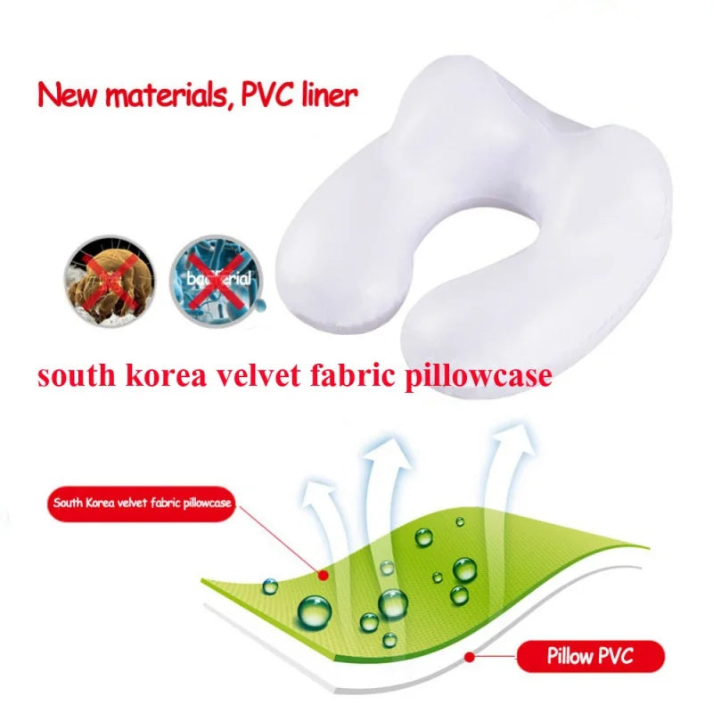 U-Shape Travel Pillow for Airplane and Car
