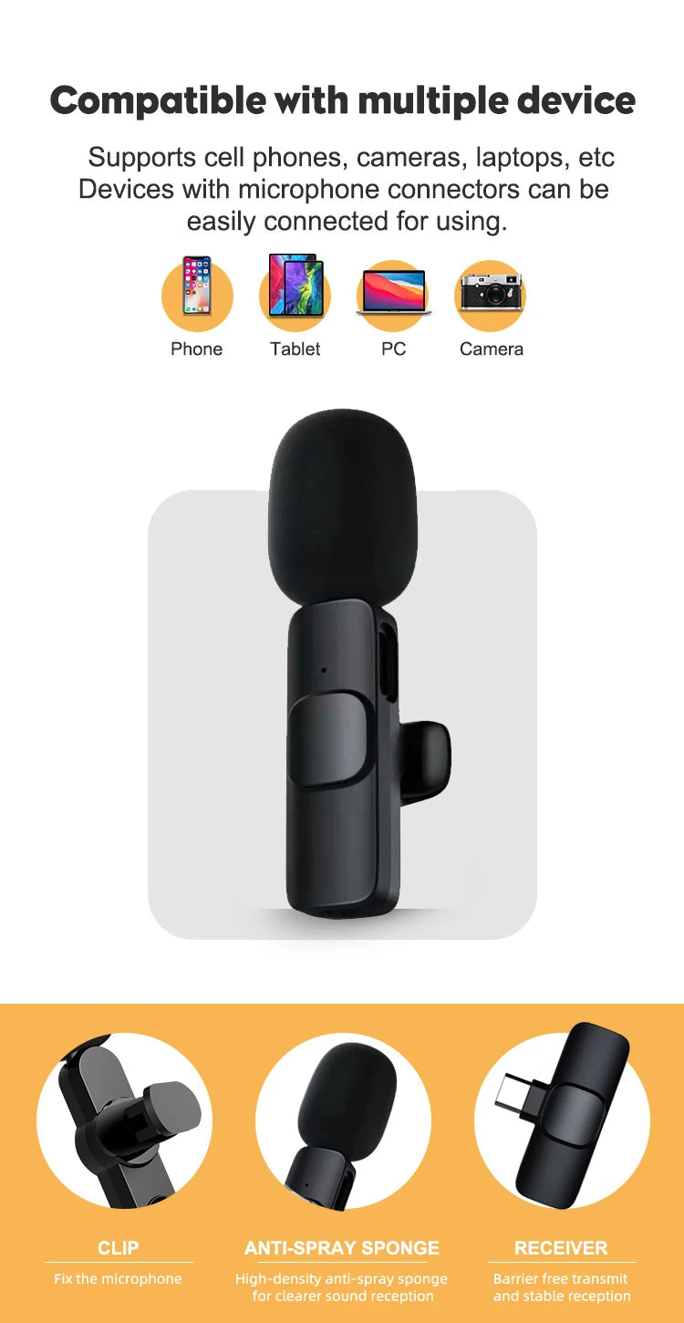 Wireless Lavalier Microphone