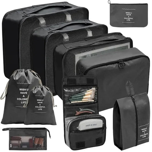 7/8/9/10 Pcs Set Travel Organizer