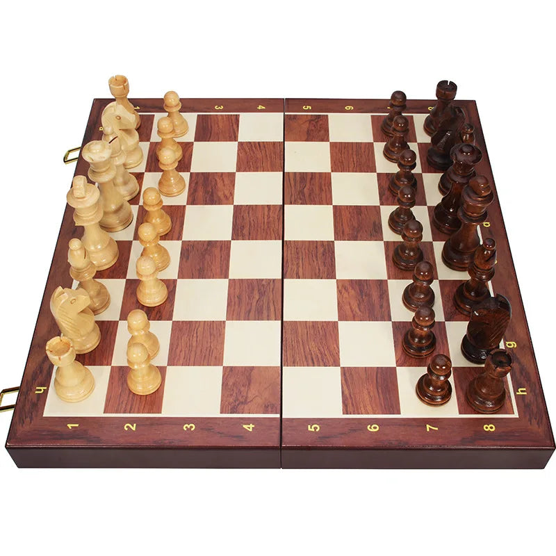 Chess Set Top Grade Wooden Folding