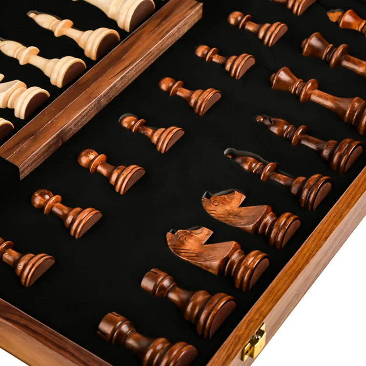 Chess Set Top Grade Wooden Folding