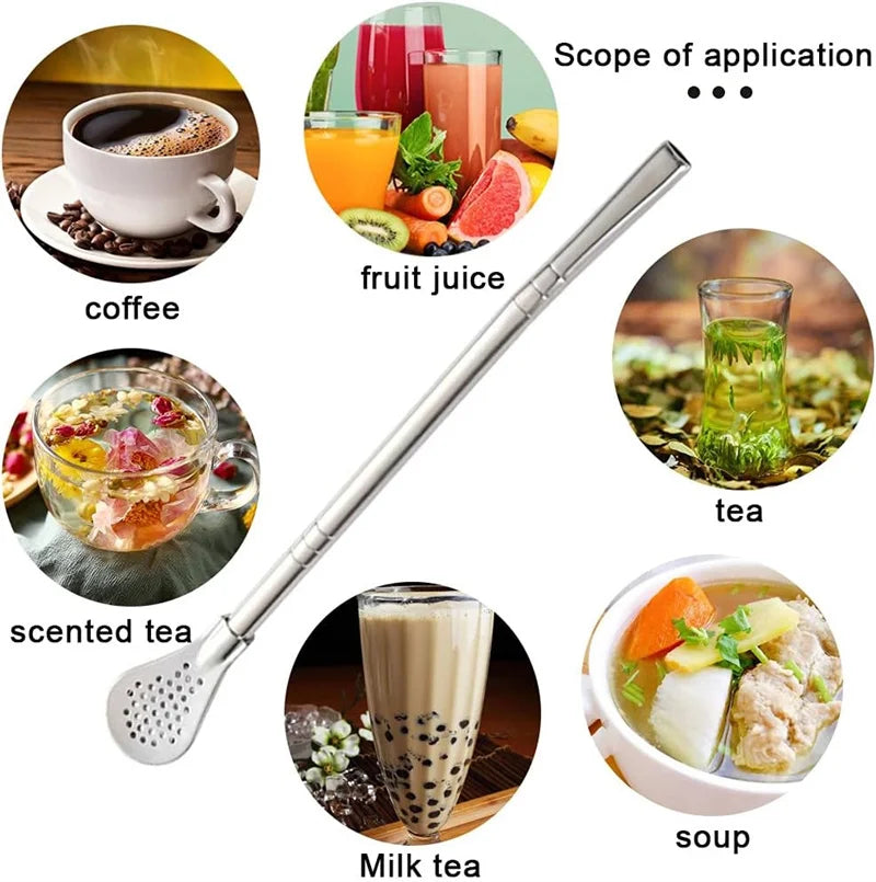 Yerba Mate Cup Set Stainless Steel