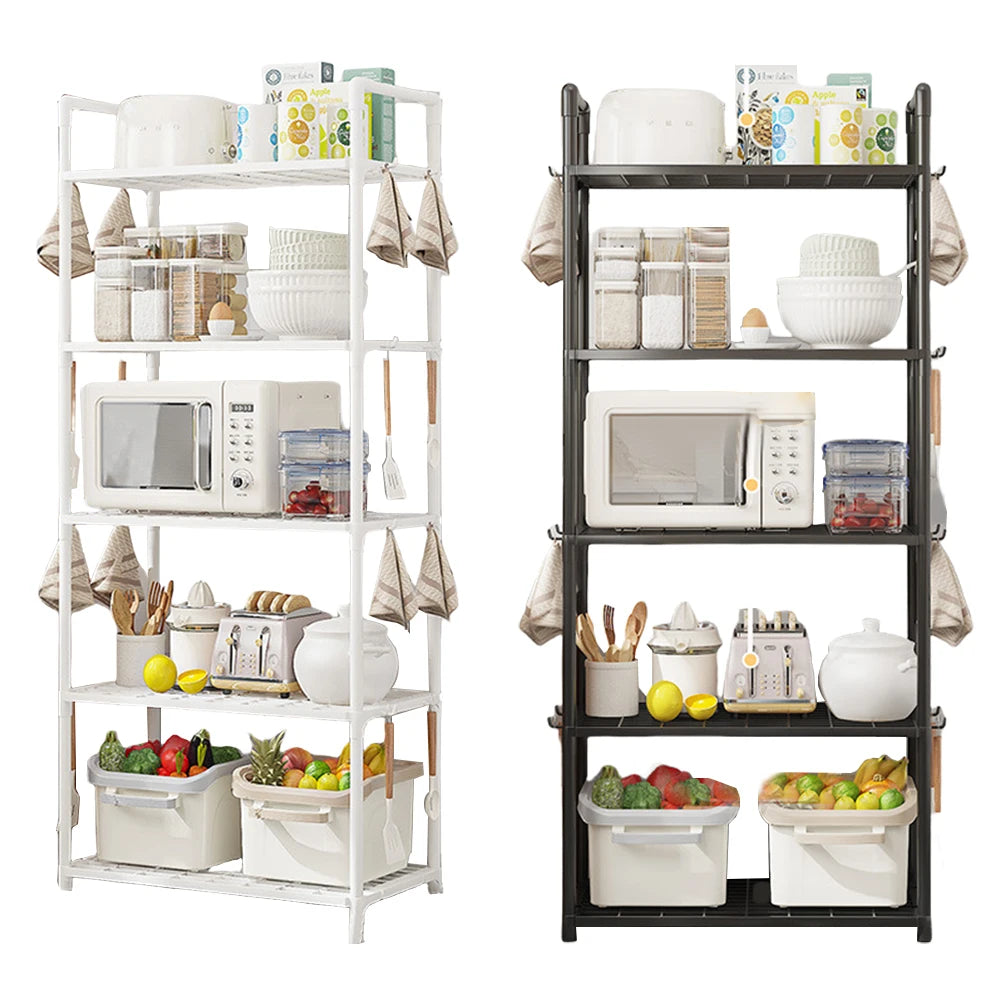 5 Tier Storage Shelves Heavy Duty Shelving Unit 66 Lbs Capacity