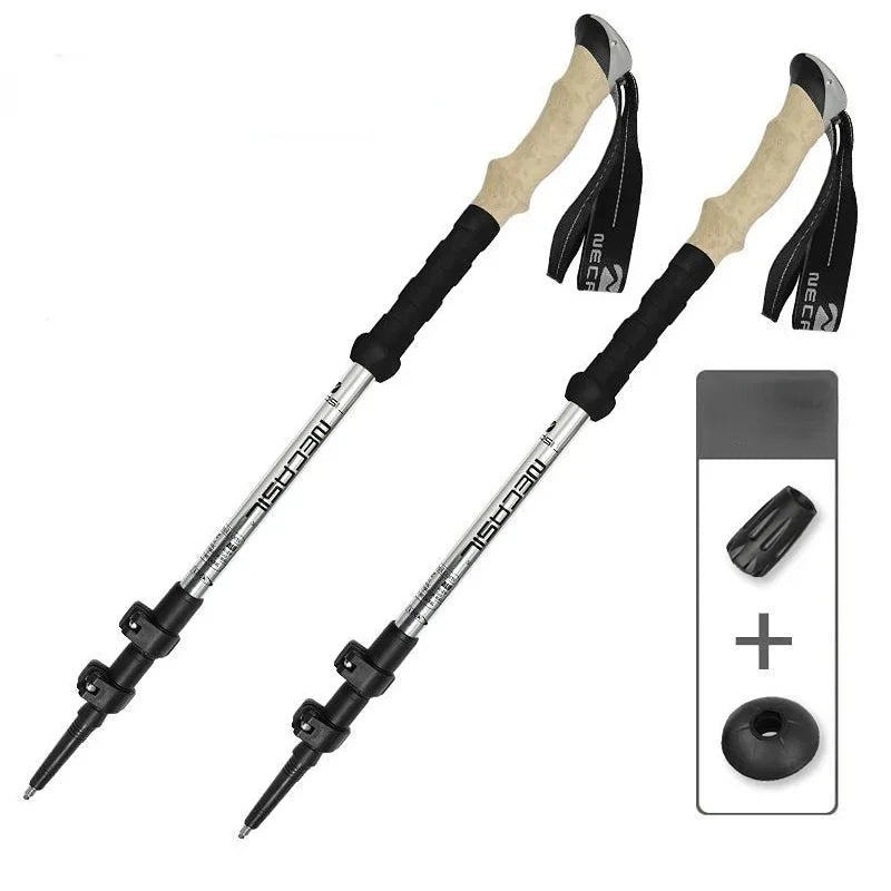 2PCS Trekking Poles Walking Sticks