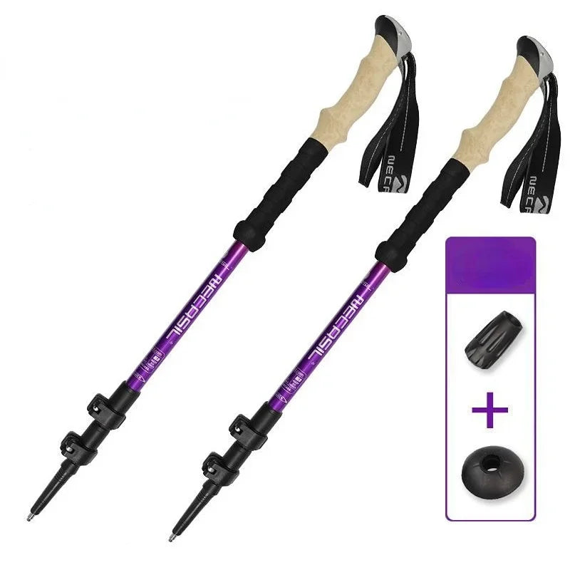 2PCS Trekking Poles Walking Sticks
