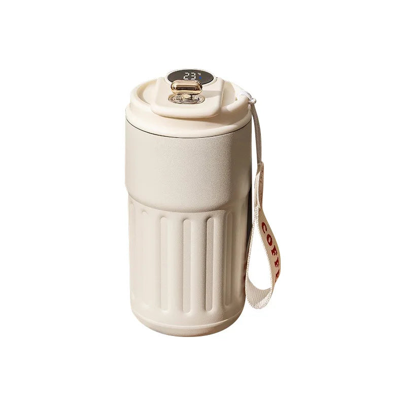 450ml Thermos Bottle Smart Display Temperature 316 Stainless Steel Vacuum Cup Office Coffee