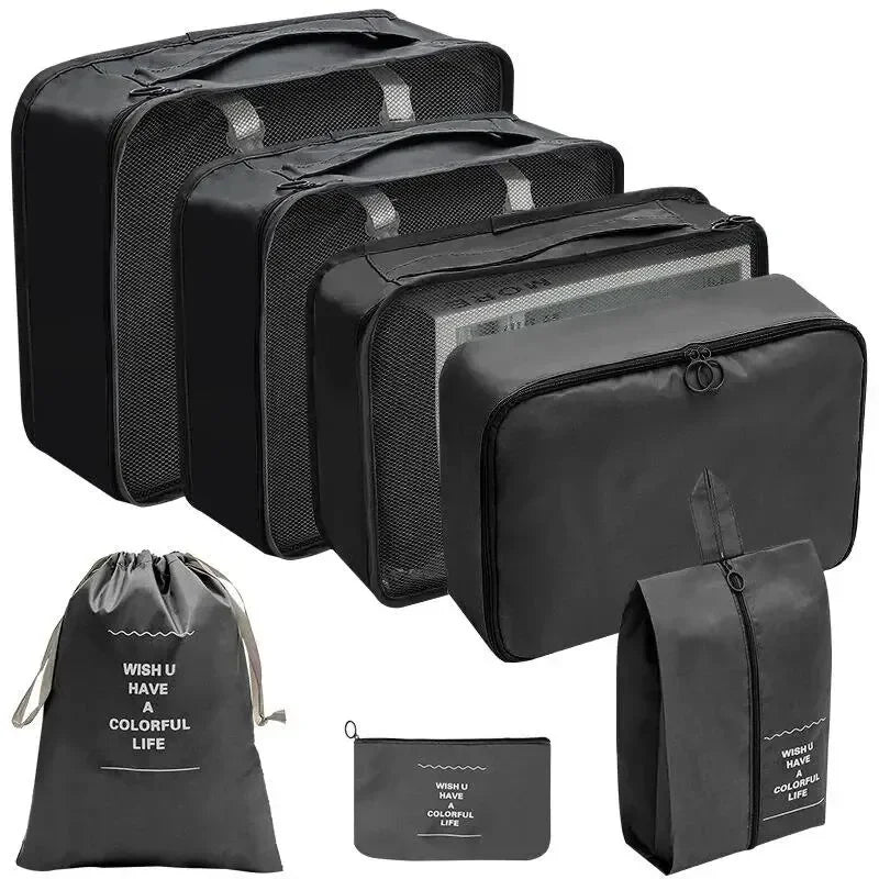 7/8/9/10 Pcs Set Travel Organizer