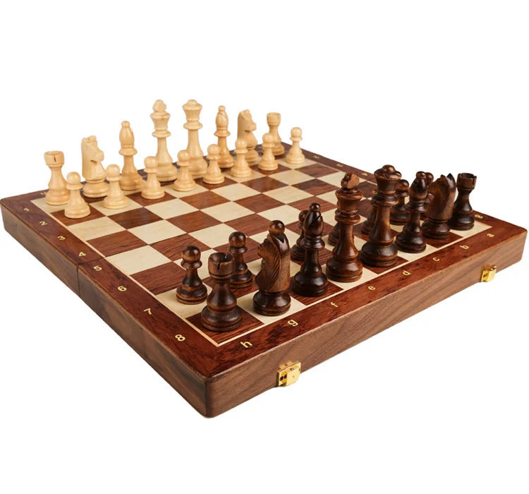Chess Set Top Grade Wooden Folding