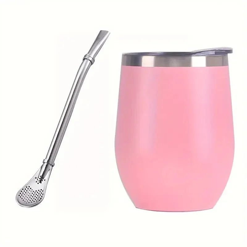 Yerba Mate Cup Set Stainless Steel