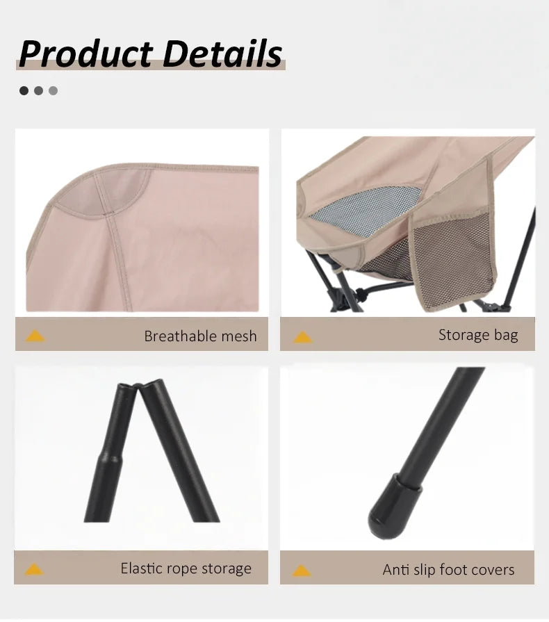 Beach Fishing Stool Portable Folding Camping Chair