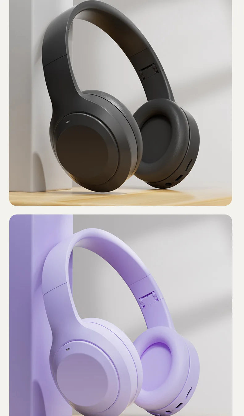 Over Ear HIFI Stereo Headsets Wireless Bluetooth Headphones