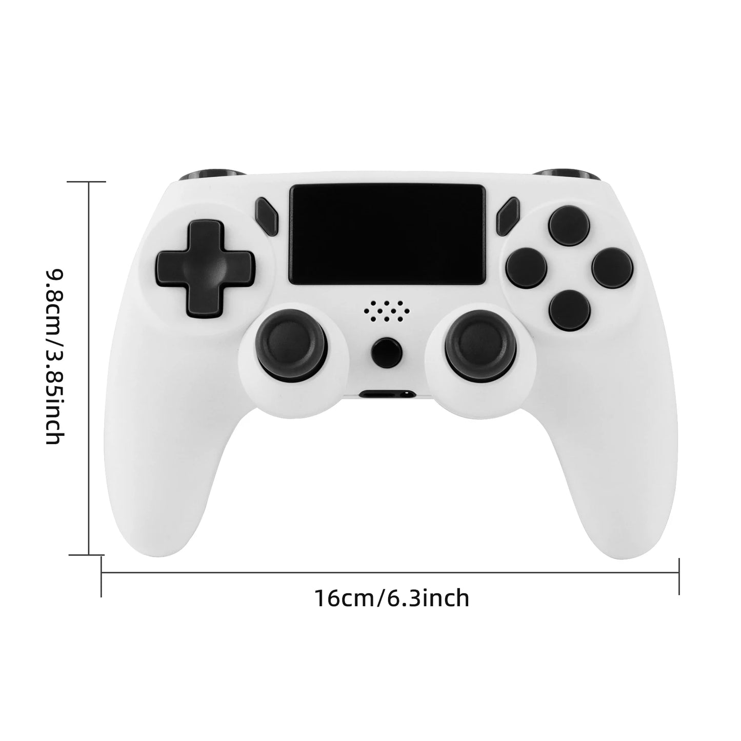 GAMINJA Wireless Gamepad With 6-axis Gyroscope For PS4, PS3, PC