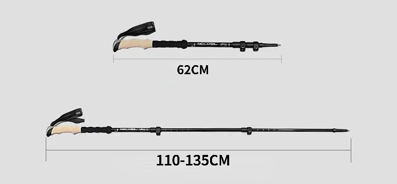2PCS Trekking Poles Walking Sticks