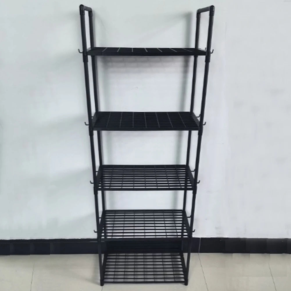 5 Tier Storage Shelves Heavy Duty Shelving Unit 66 Lbs Capacity