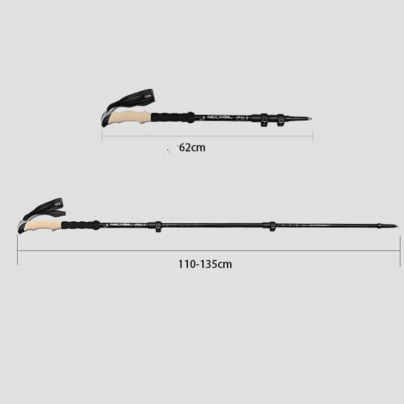 2PCS Trekking Poles Walking Sticks