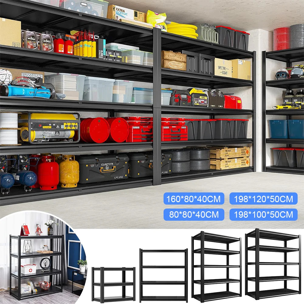 3/4 Tier storage rack Shelving Heavy Duty