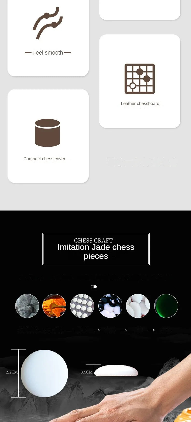 Portable Weiqi Go Game Foldable