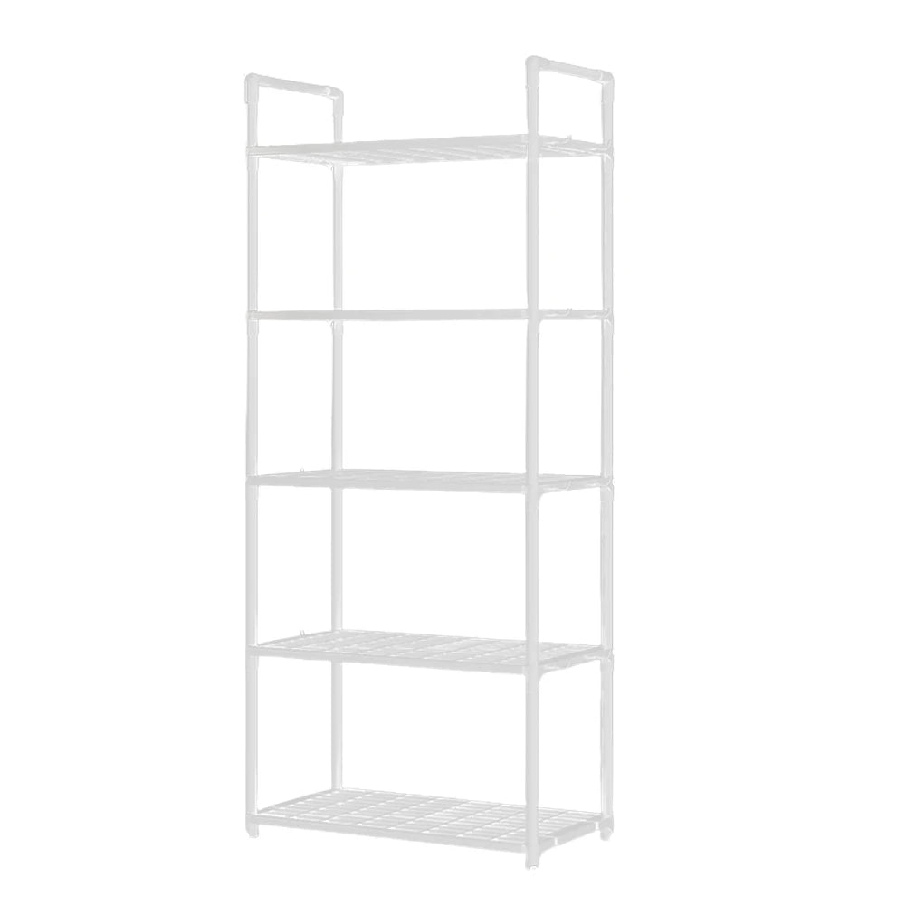 5 Tier Storage Shelves Heavy Duty Shelving Unit 66 Lbs Capacity
