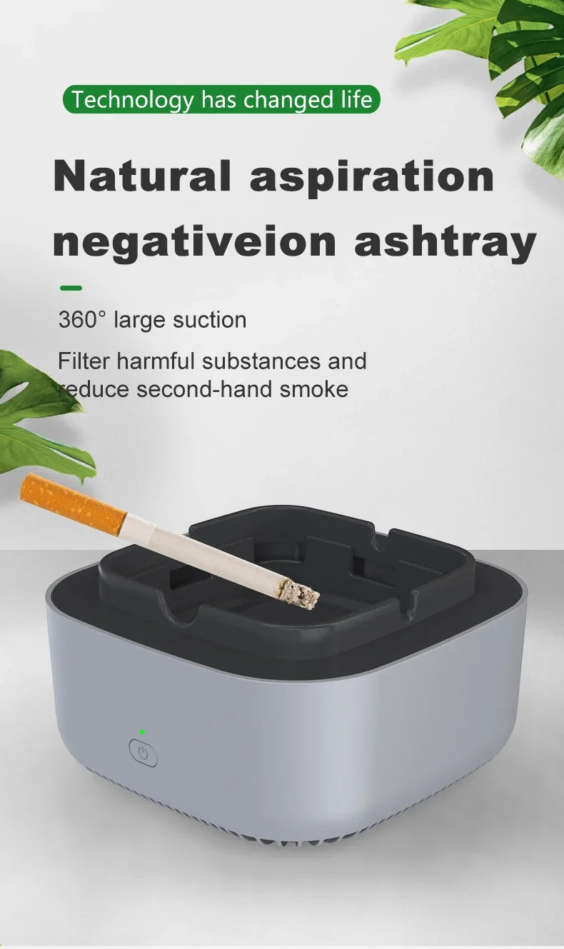 Smart Cigarette Ashtray Air Purifier