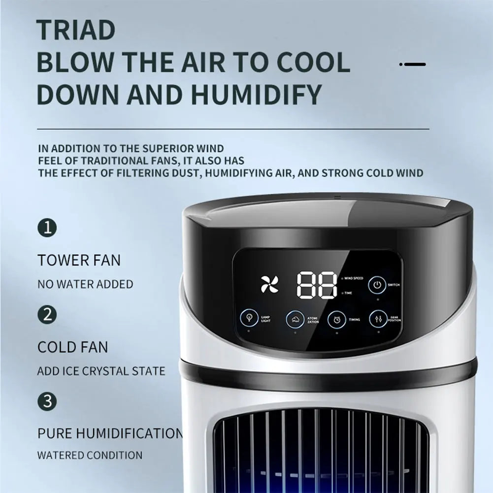 Cooling Desk Fan - Portable 6-Speed Cooler