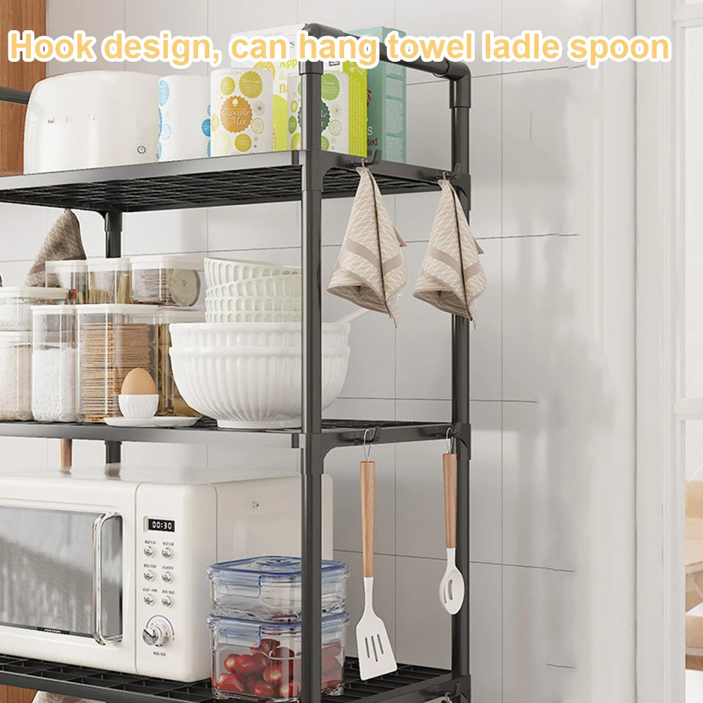 5 Tier Storage Shelves Heavy Duty Shelving Unit 66 Lbs Capacity