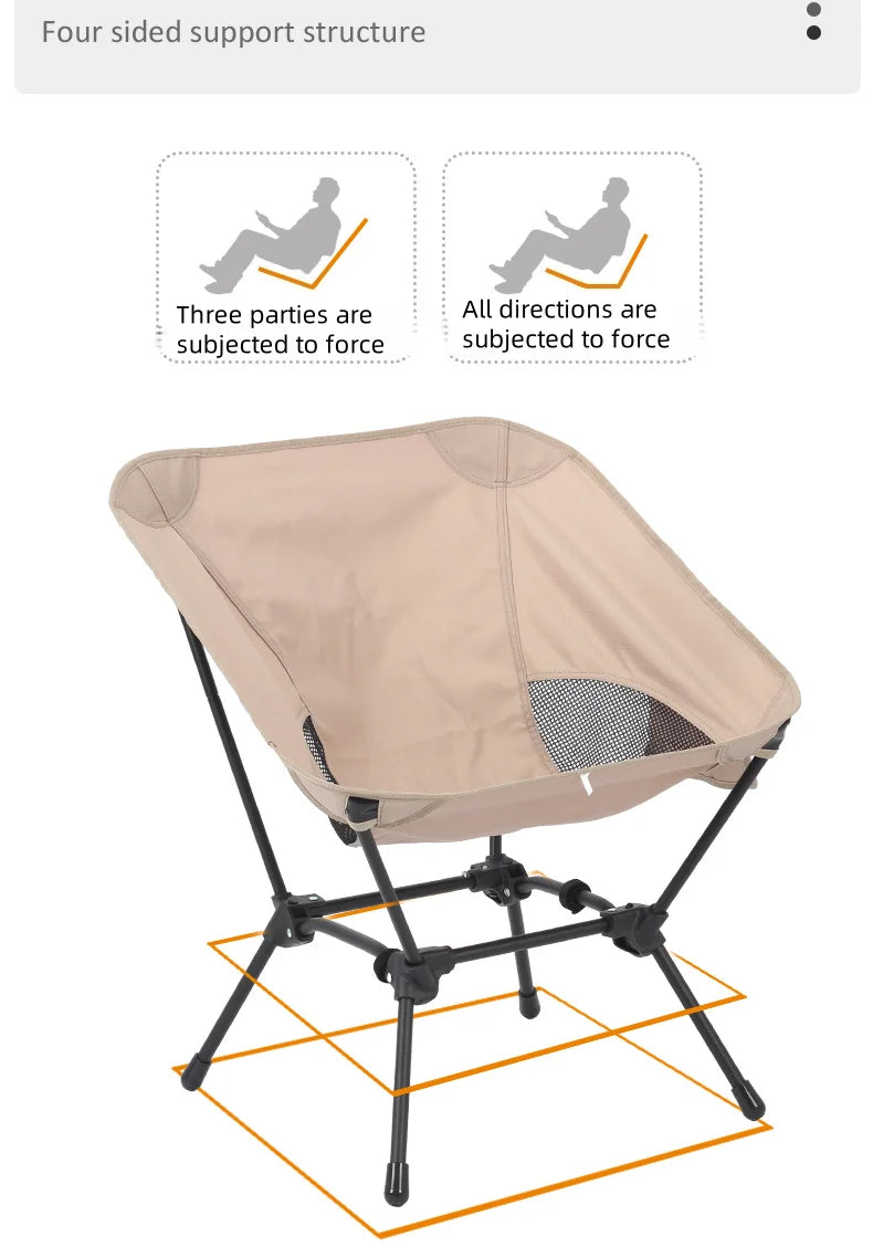 Beach Fishing Stool Portable Folding Camping Chair