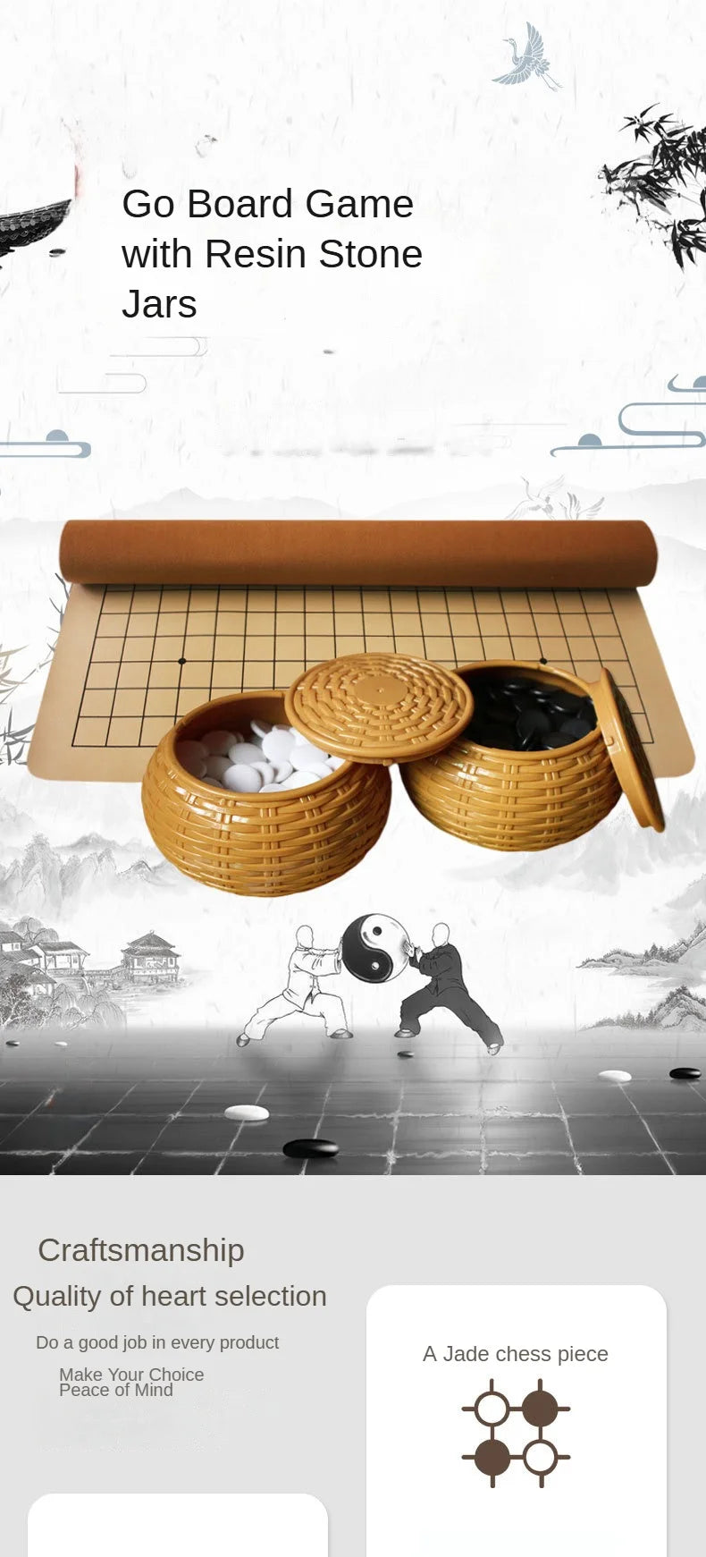 Portable Weiqi Go Game Foldable
