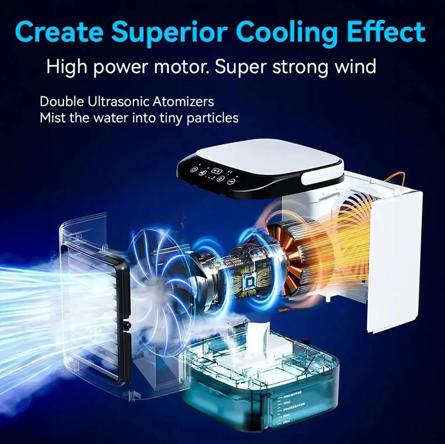 Portable air conditioner 3-speed