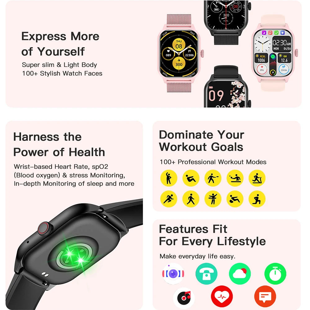 LEMFO LT10 Smart Watch Android Bluetooth Call