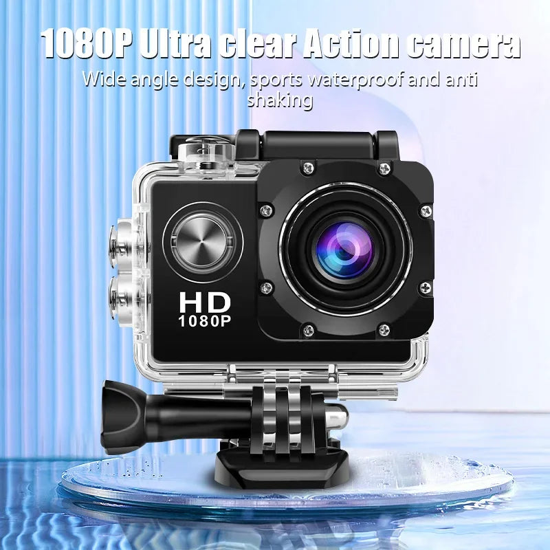 Portable Action Camera Waterproof Camera with Remote Control