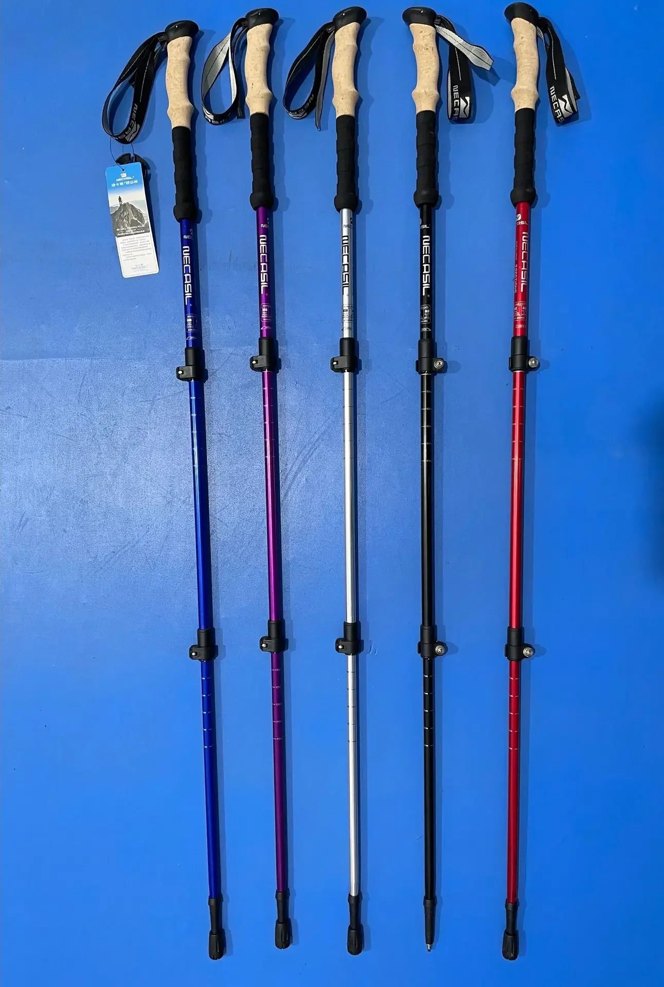 2PCS Trekking Poles Walking Sticks