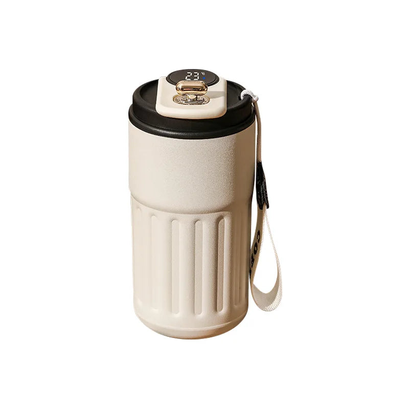 450ml Thermos Bottle Smart Display Temperature 316 Stainless Steel Vacuum Cup Office Coffee