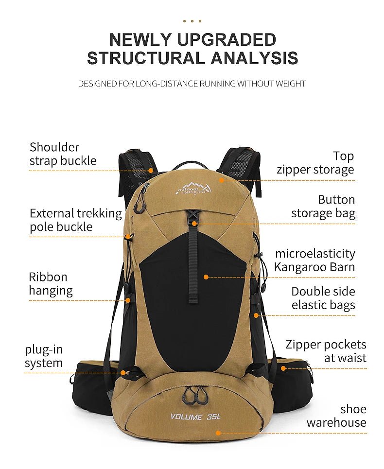 Mountaineering backpack 35 liters