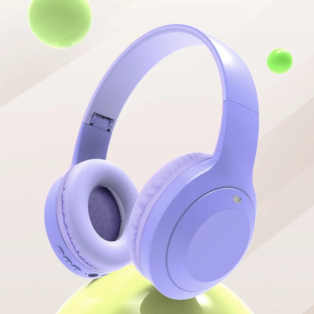 Over Ear HIFI Stereo Headsets Wireless Bluetooth Headphones