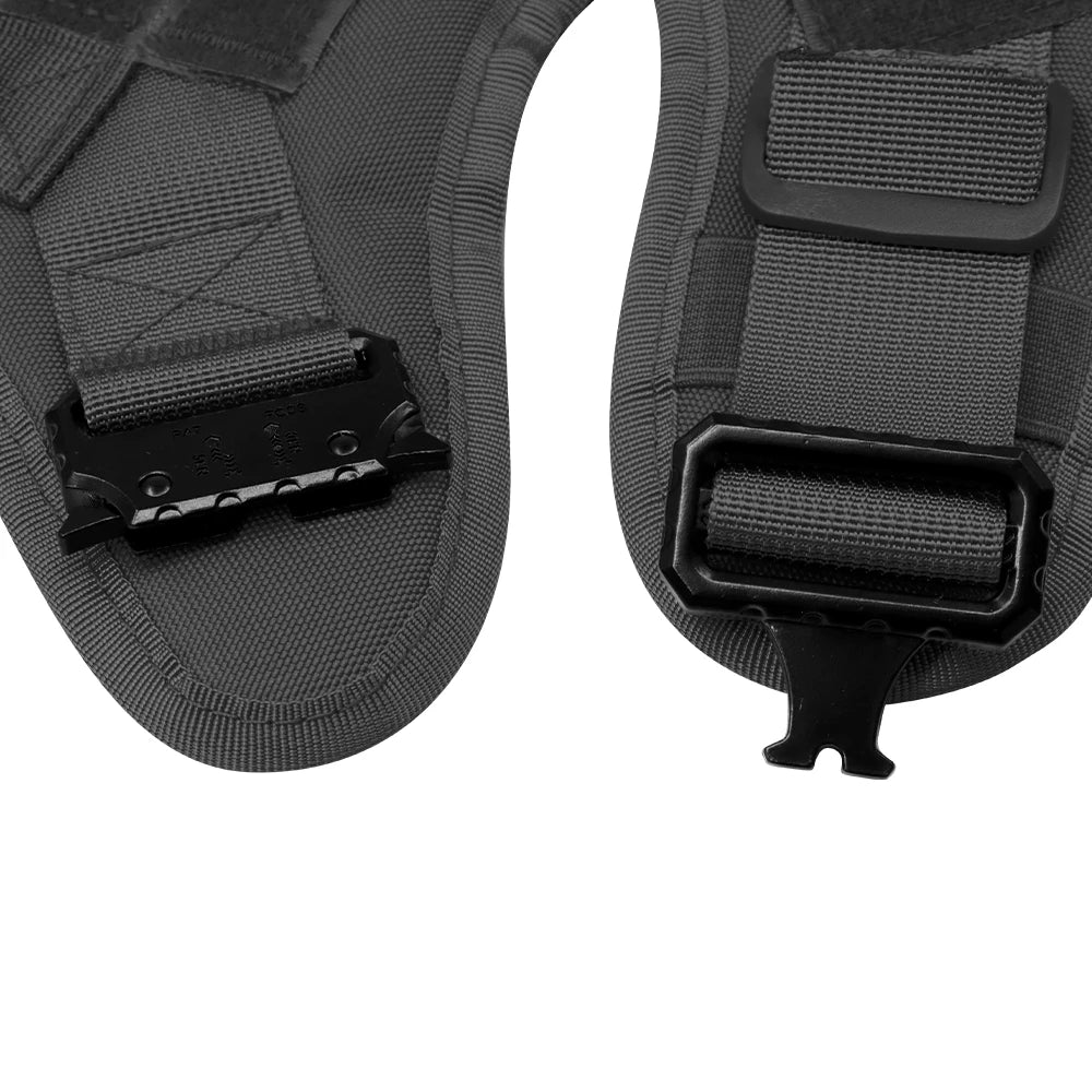 Large Dog Collar Military Harness