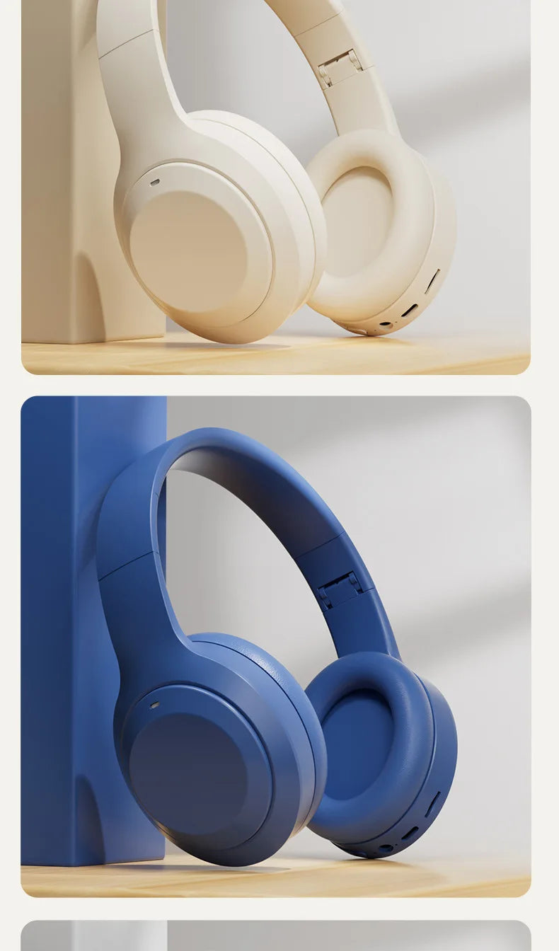 Over Ear HIFI Stereo Headsets Wireless Bluetooth Headphones