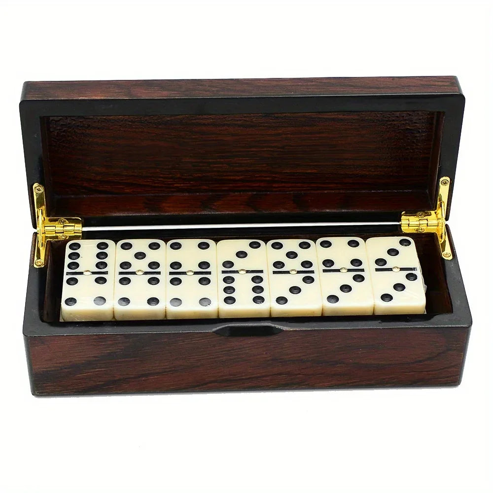 Wooden Dominoes Game Set 28pcs