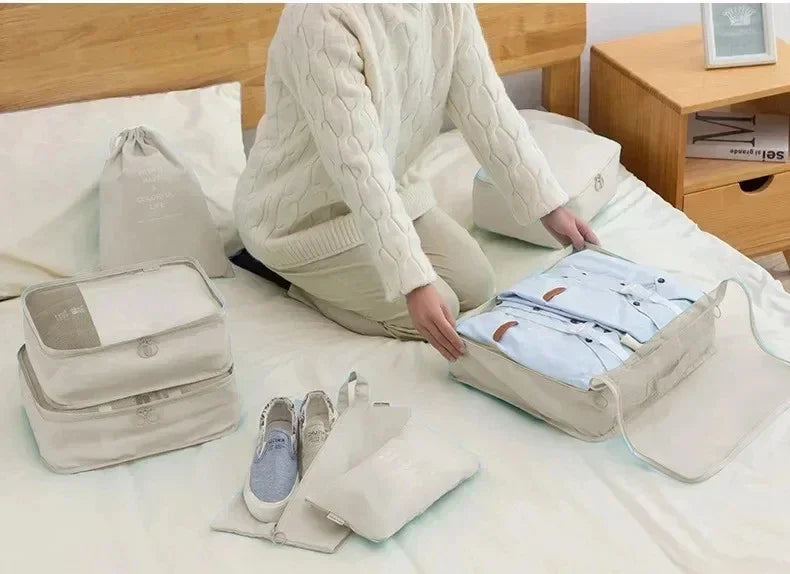 7/8/9/10 Pcs Set Travel Organizer
