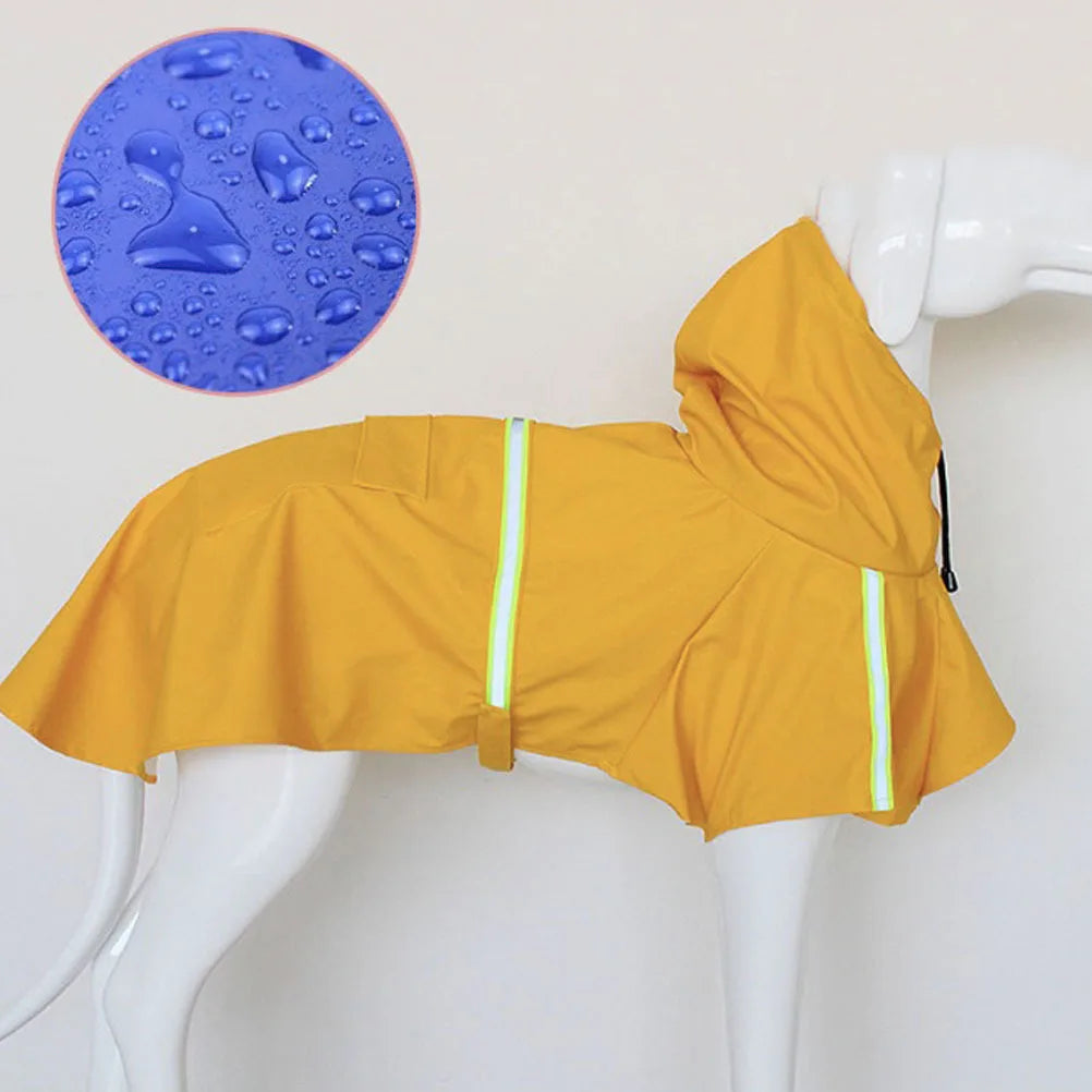 Dog Reflective Rainwear Waterproof Jumpsuit with Exquisite Craft