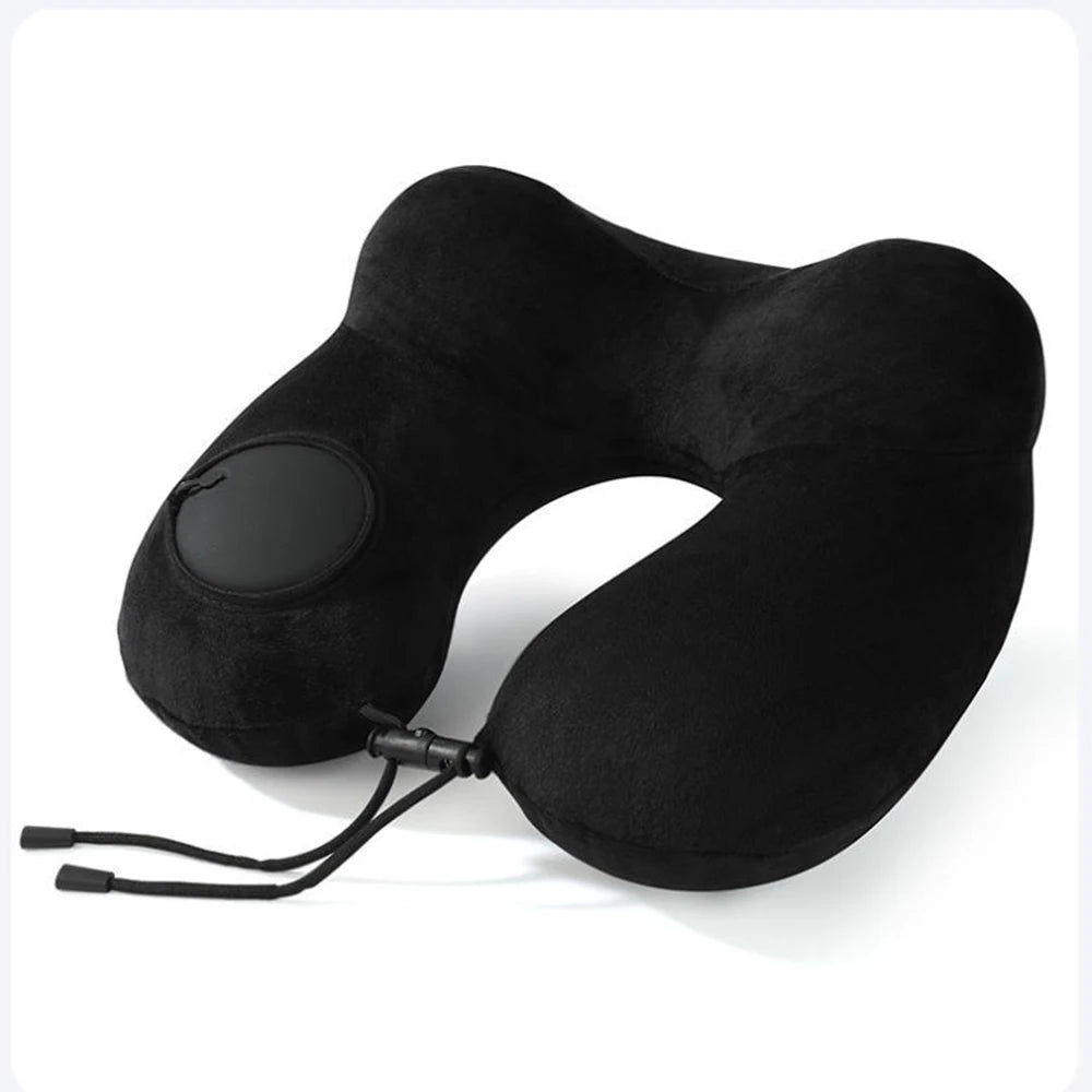 Portable Neck Pillow Press And Inflate