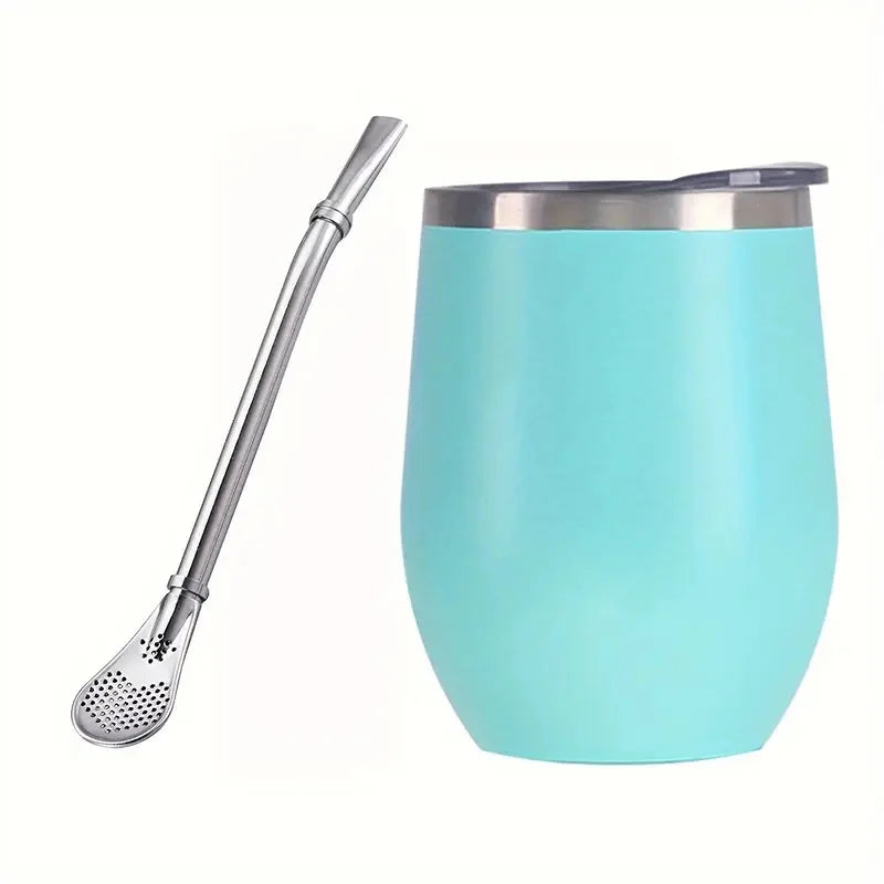 Yerba Mate Cup Set Stainless Steel
