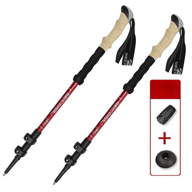 2PCS Trekking Poles Walking Sticks