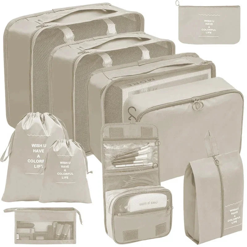 7/8/9/10 Pcs Set Travel Organizer