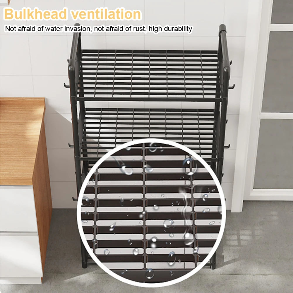 5 Tier Storage Shelves Heavy Duty Shelving Unit 66 Lbs Capacity