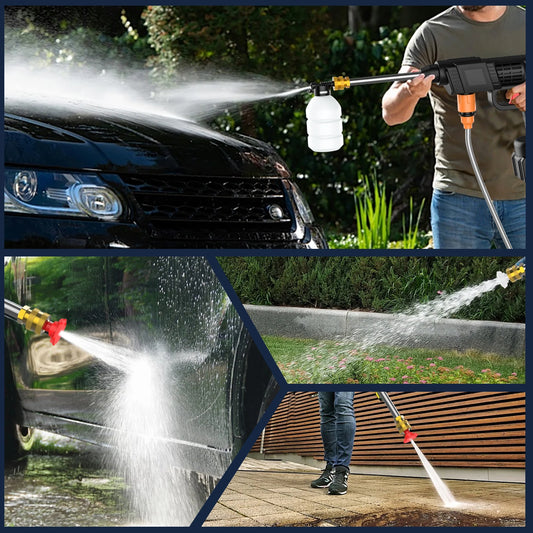Cordless High Pressure Water Gun for Cleaning Car Wash Machine Garden Watering Water Gun Power Tool for Makita 18V Battery