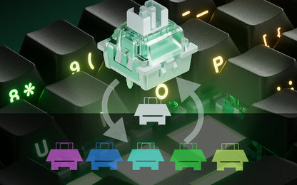 Mechanical Keyboard Magnetic Switch 0.01mm 8K ARGB HE/TMR