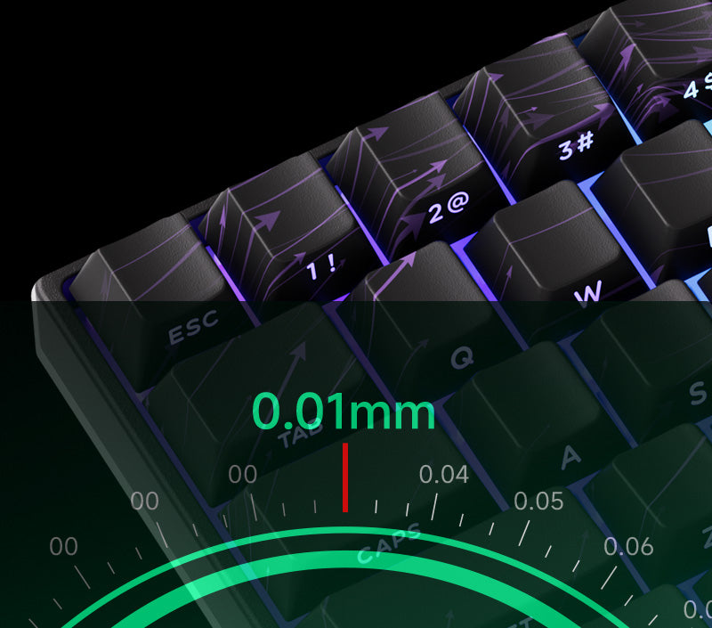 Mechanical Keyboard Magnetic Switch 0.01mm 8K ARGB HE/TMR