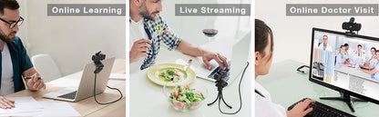 FIFINE 1440p Full HD PC Webcam with Microphone