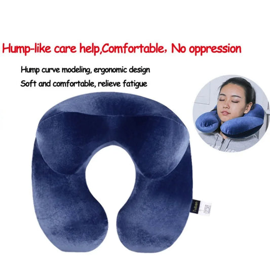U-Shape Travel Pillow for Airplane and Car