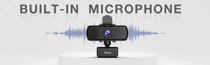 FIFINE 1440p Full HD PC Webcam with Microphone
